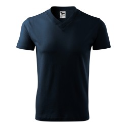 Malfini V-neck tričko unisex námořní modrá