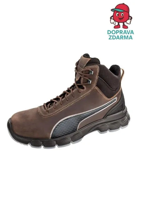 CONDOR BROWN MID kotníková...